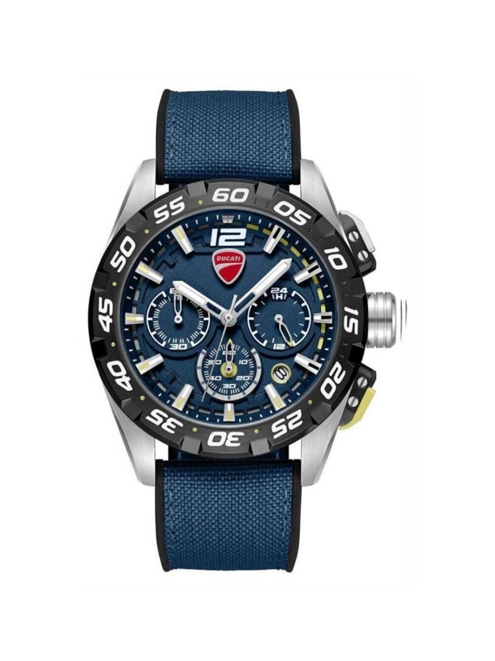 NWT Ducati Chronograph Quartz Blue Dial Men's Watch